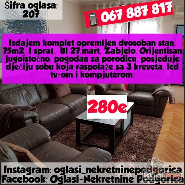 Dvosoban stan Zabjelo