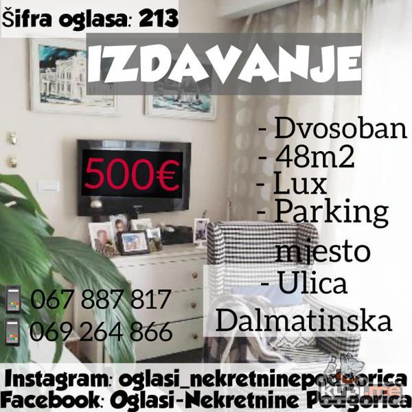 Dvosoban stan Dalmatinska ulica