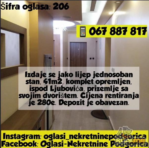 Jednosoban stan Ljubović