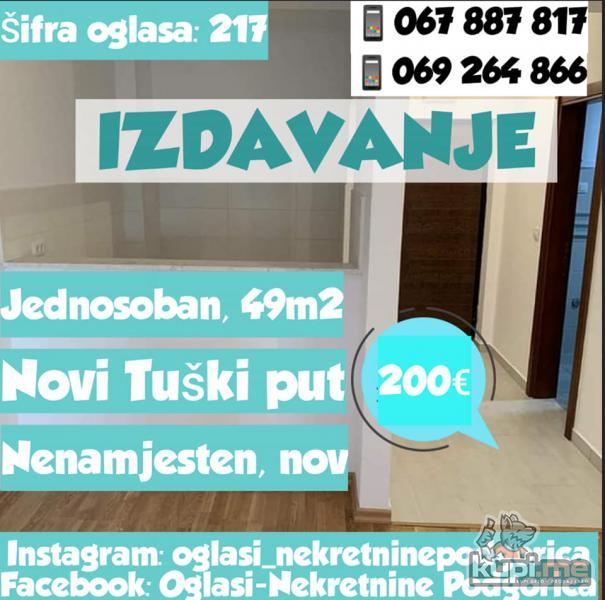 Jednosoban stan Novi Tuški put