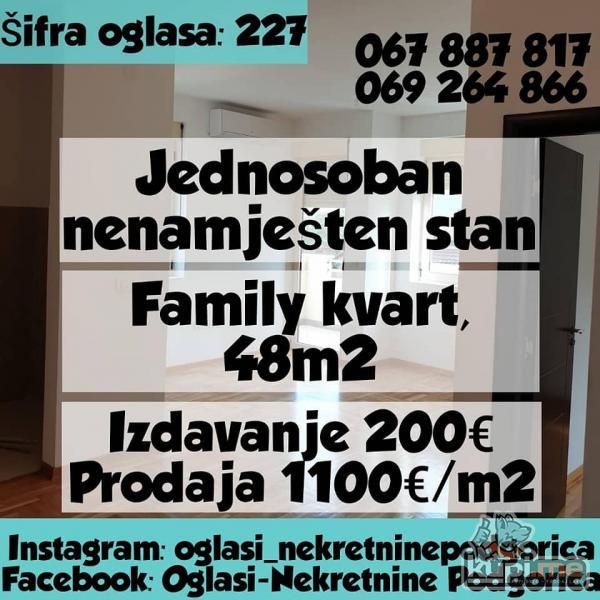 Jednosoban stan Zabjelo